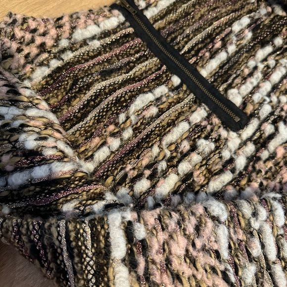 Zara Special Edition Metallic Boucle Sweater Size Small - Picture 4 of 6